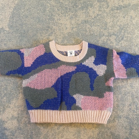 stem Other - Stem Pink Camouflage Sweater